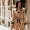 Blusa cotone blockprint Georgiana