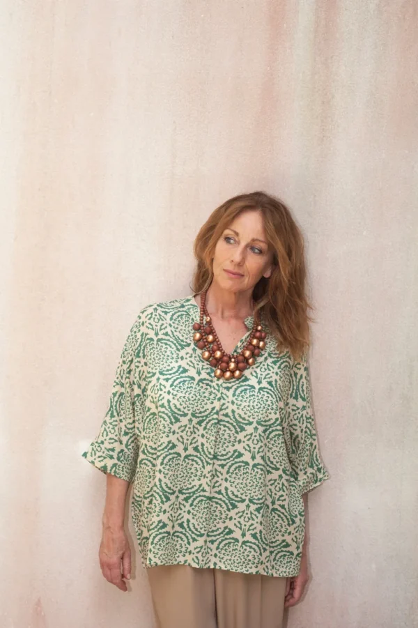 Blusa oversized, leggera Christa