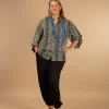 Blusa stampa Boho in Rayon Miri