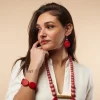 Bracciale leggero, legno Dovie, costume jewelry