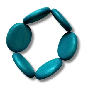 Bracciale leggero, legno Dovie, costume jewelry