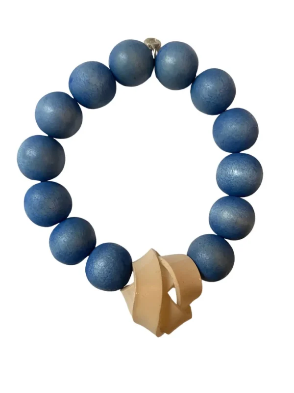Bracciale legno e resina Tilly