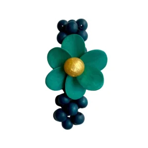Bracciale legno elasticizzato Flower