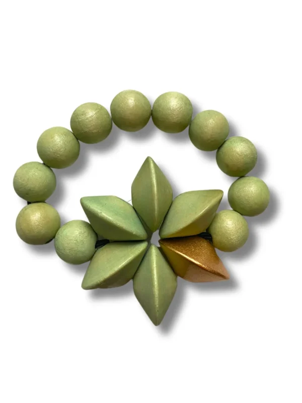 Bracciale legno Honolulu Metallic