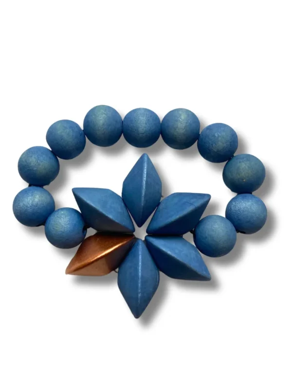 Bracciale legno Honolulu Metallic