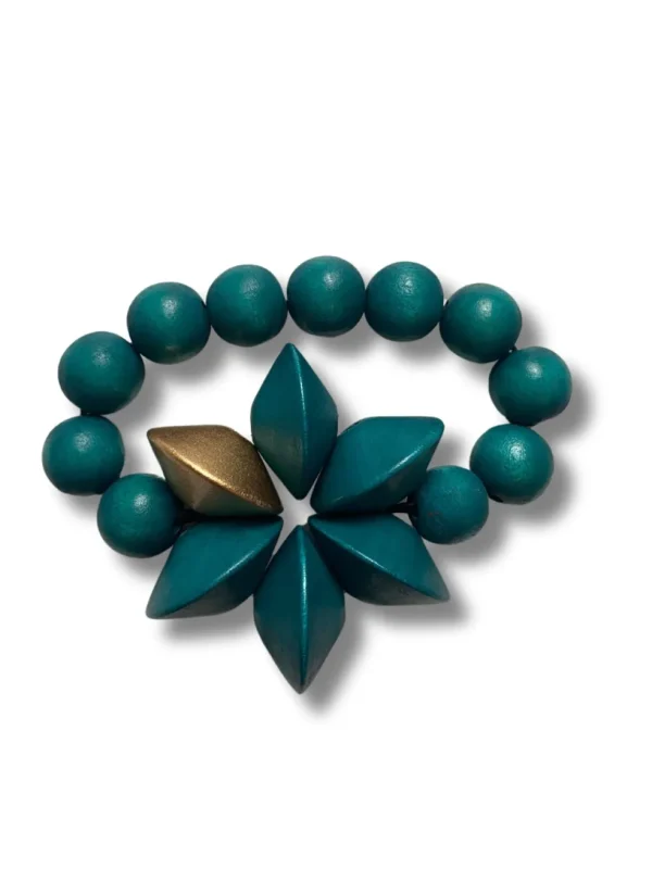 Bracciale legno Honolulu Metallic