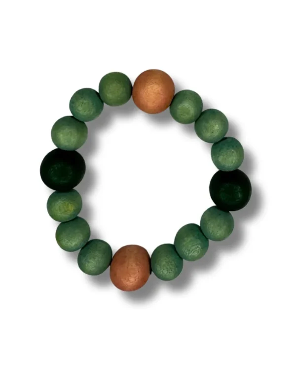 Bracciale legno Lou, leggero, minimal design, costume jewelry