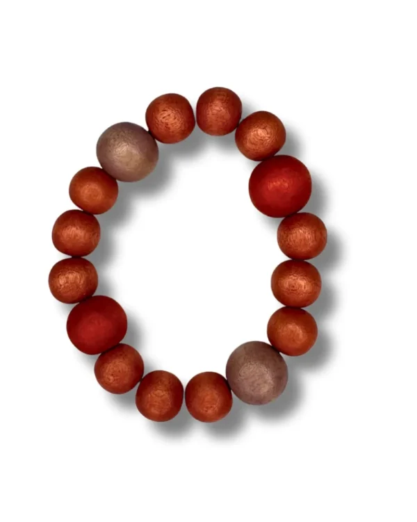 Bracciale legno Lou, leggero, minimal design, costume jewelry