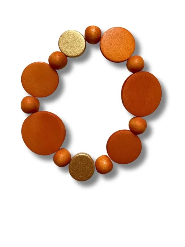 Bracciale legno Nora metallic