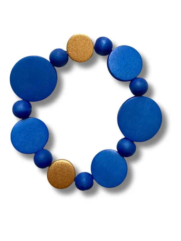 Bracciale legno Nora metallic