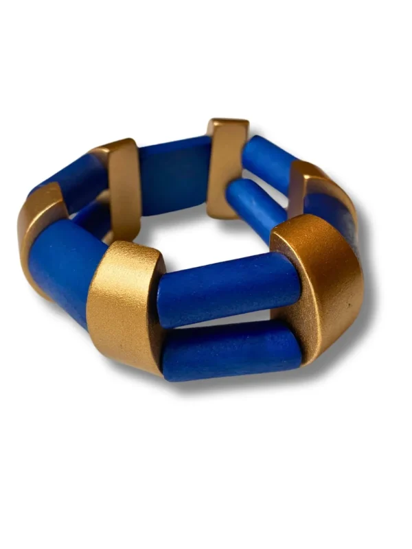 Bracciale legno Susan metallic