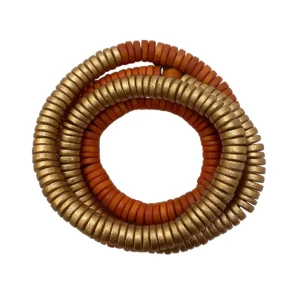 Bracciale Rory legno elastico metallic mix