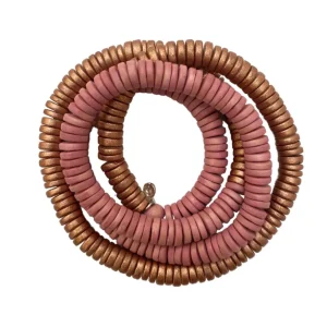 Bracciale Rory legno elastico metallic mix