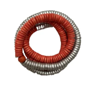 Bracciale Rory legno elastico metallic mix