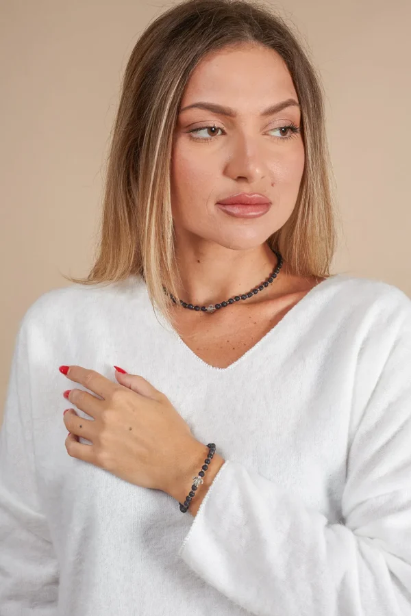 Bracciale Turtle con perline di vetro