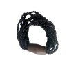 Bracciale vetro e legno, elasticizzato Laura