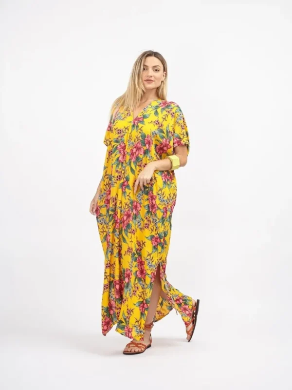 Caftano mare Billie rayon