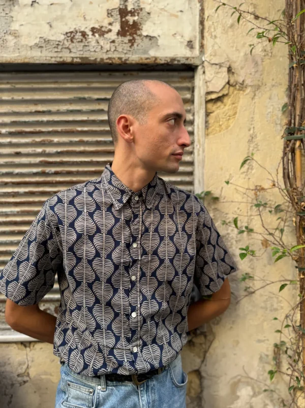 Camicia a maniche corte cotone Gaston