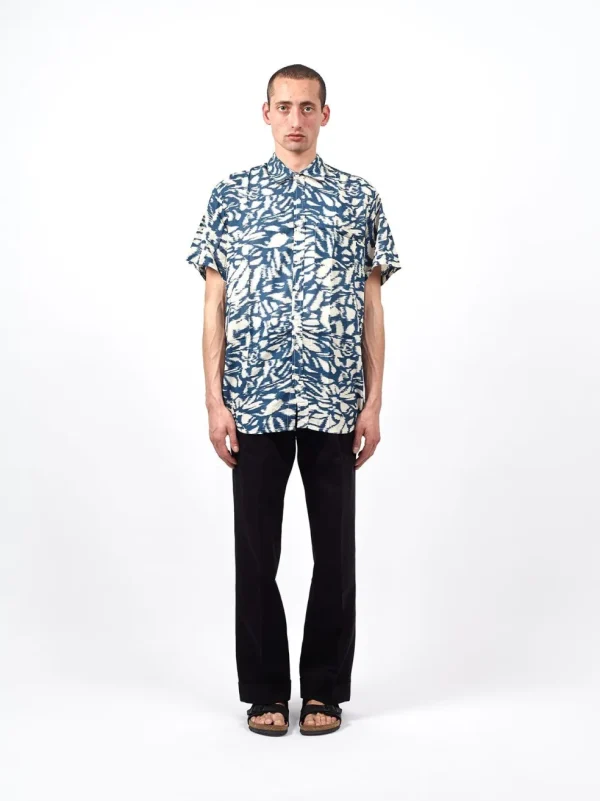 Camicia a maniche corte viscosa Jacopo