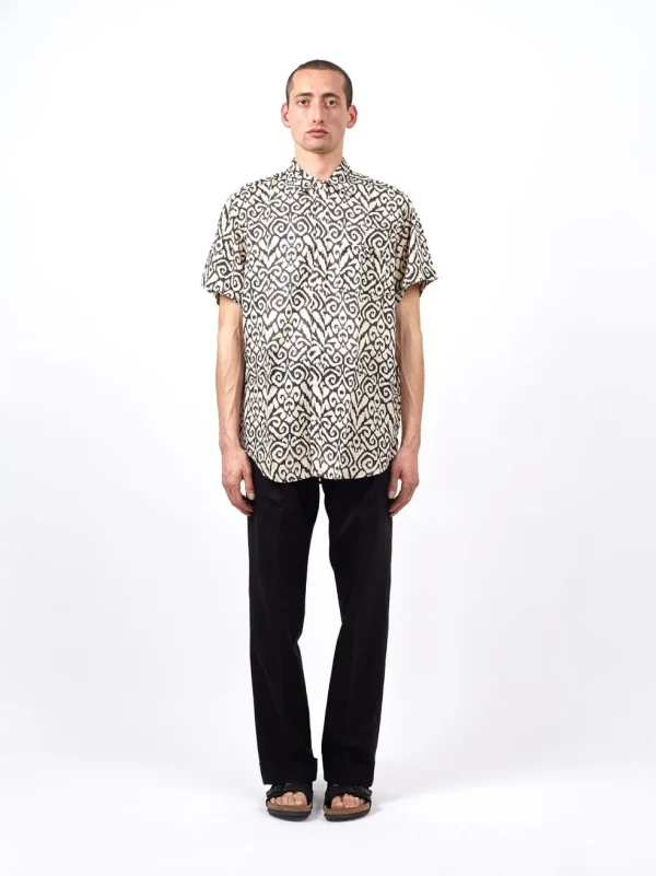 Camicia a maniche corte viscosa Jacopo
