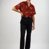 Camicia rayon giaguari Alberto
