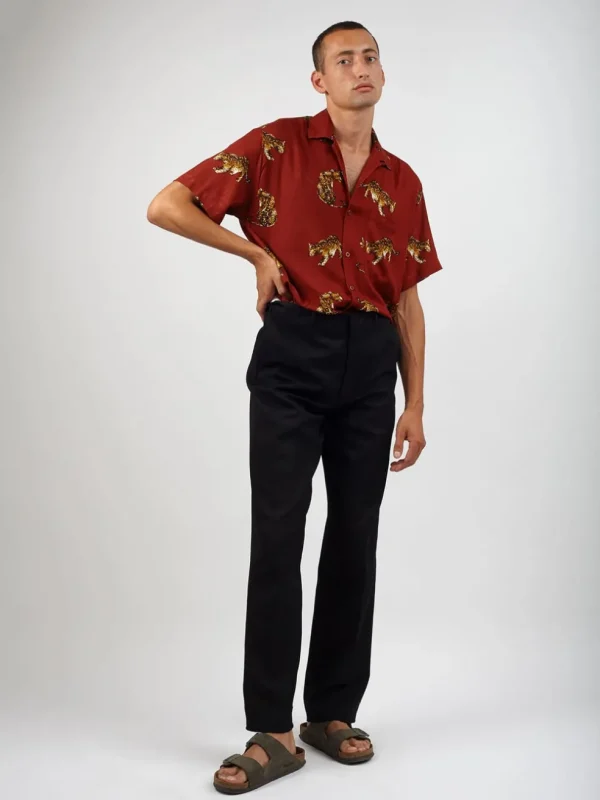 Camicia rayon giaguari Alberto