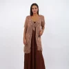 Cardigan con frange Crochet Maria