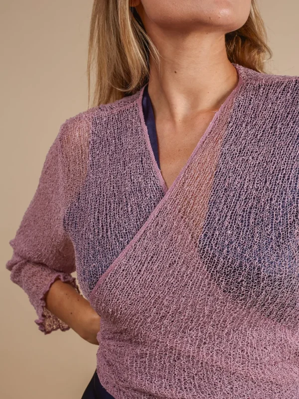 Cardigan rete corto coprispalle rayon Amelia
