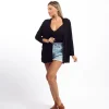 Cardigan tinta unita leggero jersey Adeline