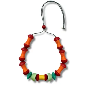 Collana Arlo legno regolabile