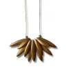 Collana Belize legno metallic