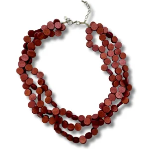 Collana corta legno Islanda regolabile