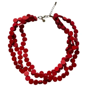 Collana corta legno Islanda regolabile