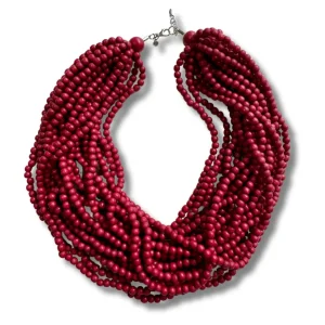 Collana corta Mali legno