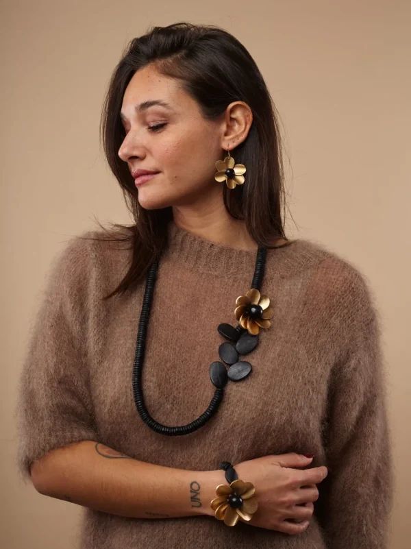 Collana Fiore Metallic