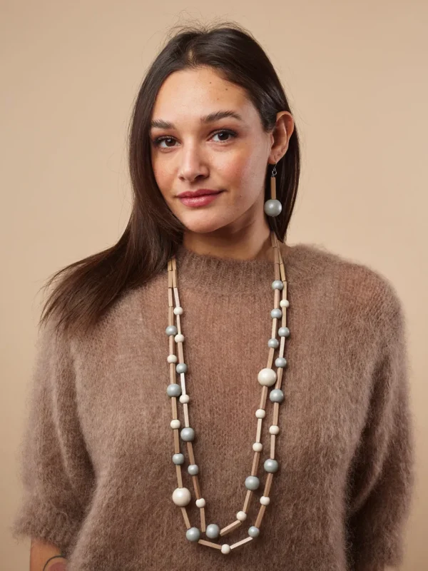 Collana leggera regolabile Charvi metallic