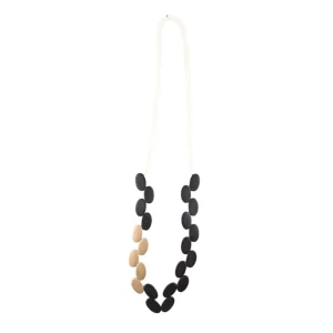 Collana Legno Lunga Pantheon Metallic