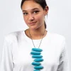 Collana lunga legno Bahamas