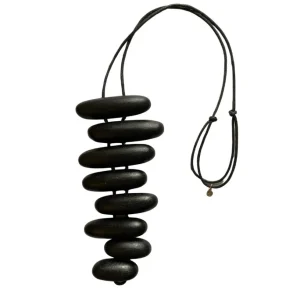 Collana lunga legno Bahamas