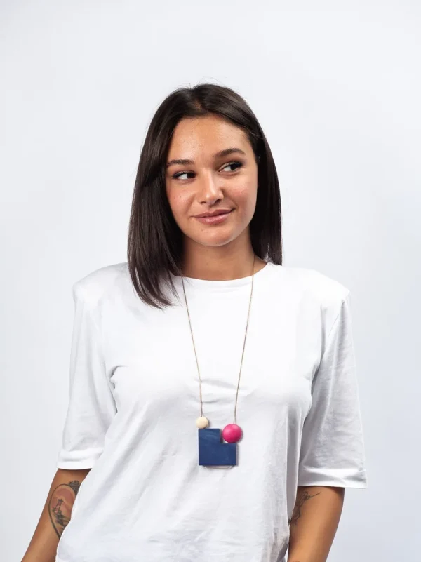 Collana lunga legno Ruth