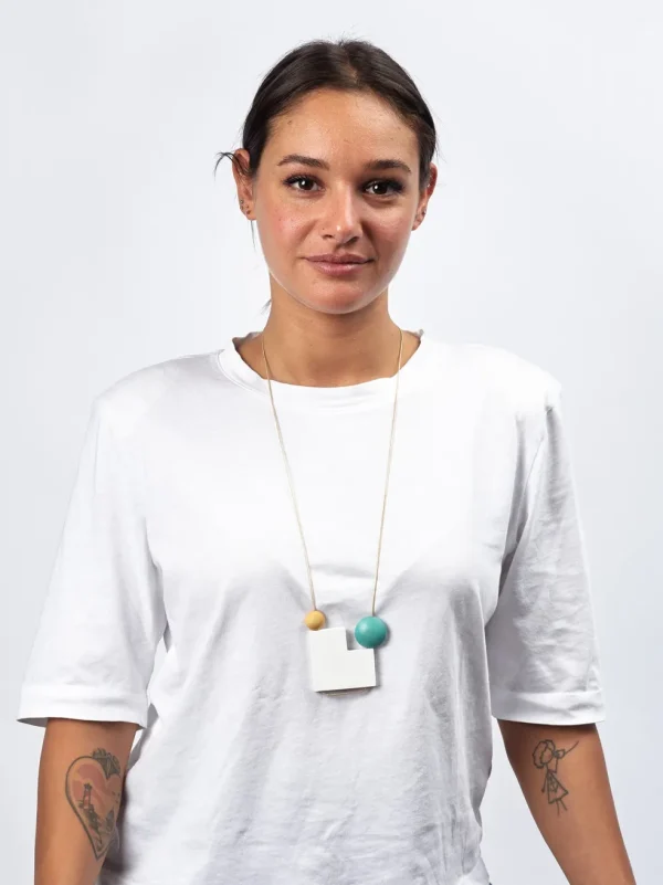 Collana lunga legno Ruth