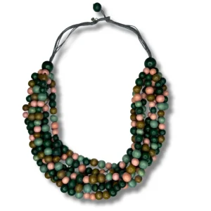 Collana Madagascar legno