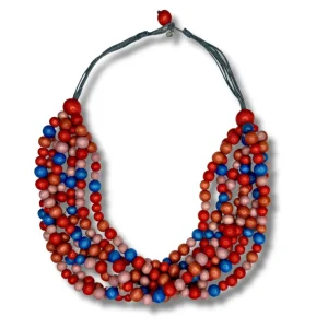 Collana Madagascar legno
