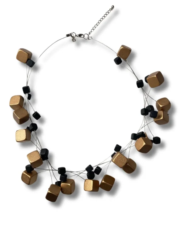 Collana Romania Metallic legno
