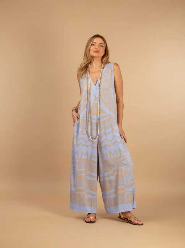 Jumpsuit tuta rayon voile Lynn