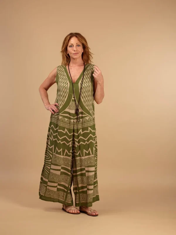 Jumpsuit tuta rayon voile Lynn
