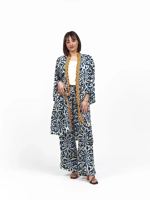 Kimono corto seta tasche Berenice