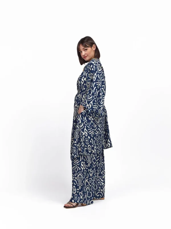 Kimono corto seta tasche Berenice