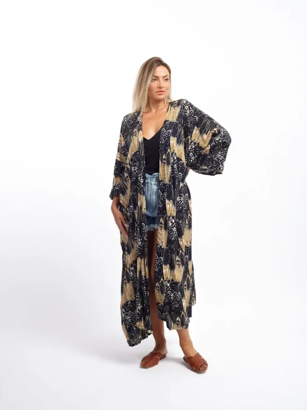 Kimono lungo boho Roselen