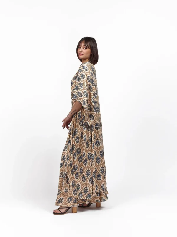 Kimono lungo seta cintura Conny